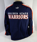 1999-00 Golden State Warriors Game Issued Navy Warm Up Jacket 46 197
