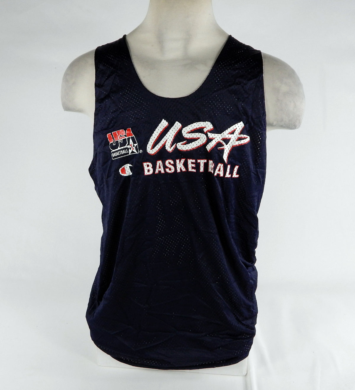 1990s Team USA Basketball Game Issued Navy Practice Jersey XL DP68590