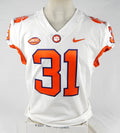 2018-22 Clemson Tigers #31 Game Used White Jersey NP R 44 755
