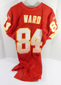 2002 Kansas City Chiefs Ward #84 Game Issued Red Jersey 46 DP53629