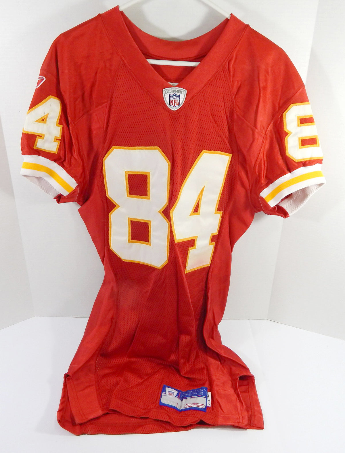 2002 Kansas City Chiefs Ward #84 Game Issued Red Jersey 46 DP53629 Pic2