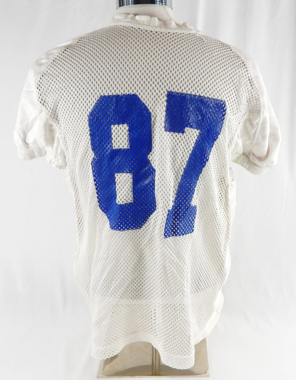 2016-19 Boise State Broncos #87 Game Used White Practice Jersey XL 344 Pic2