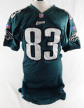 1995-96 Philadelphia Eagles Ed West #83 Game Issued Green Jersey 698
