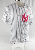 2017 New York Yankees Blank Game Issued White Jersey Mothers Day 46 DP98671