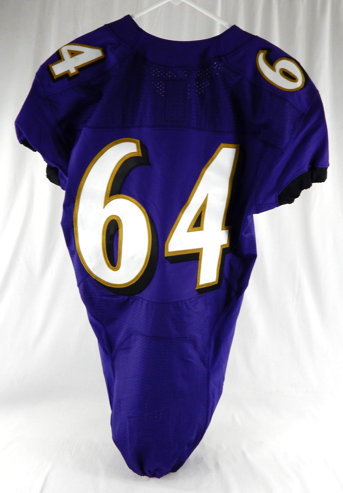 2014 Baltimore Ravens #64 Game Issued Purple Jersey NP Rem 42 882 Pic2