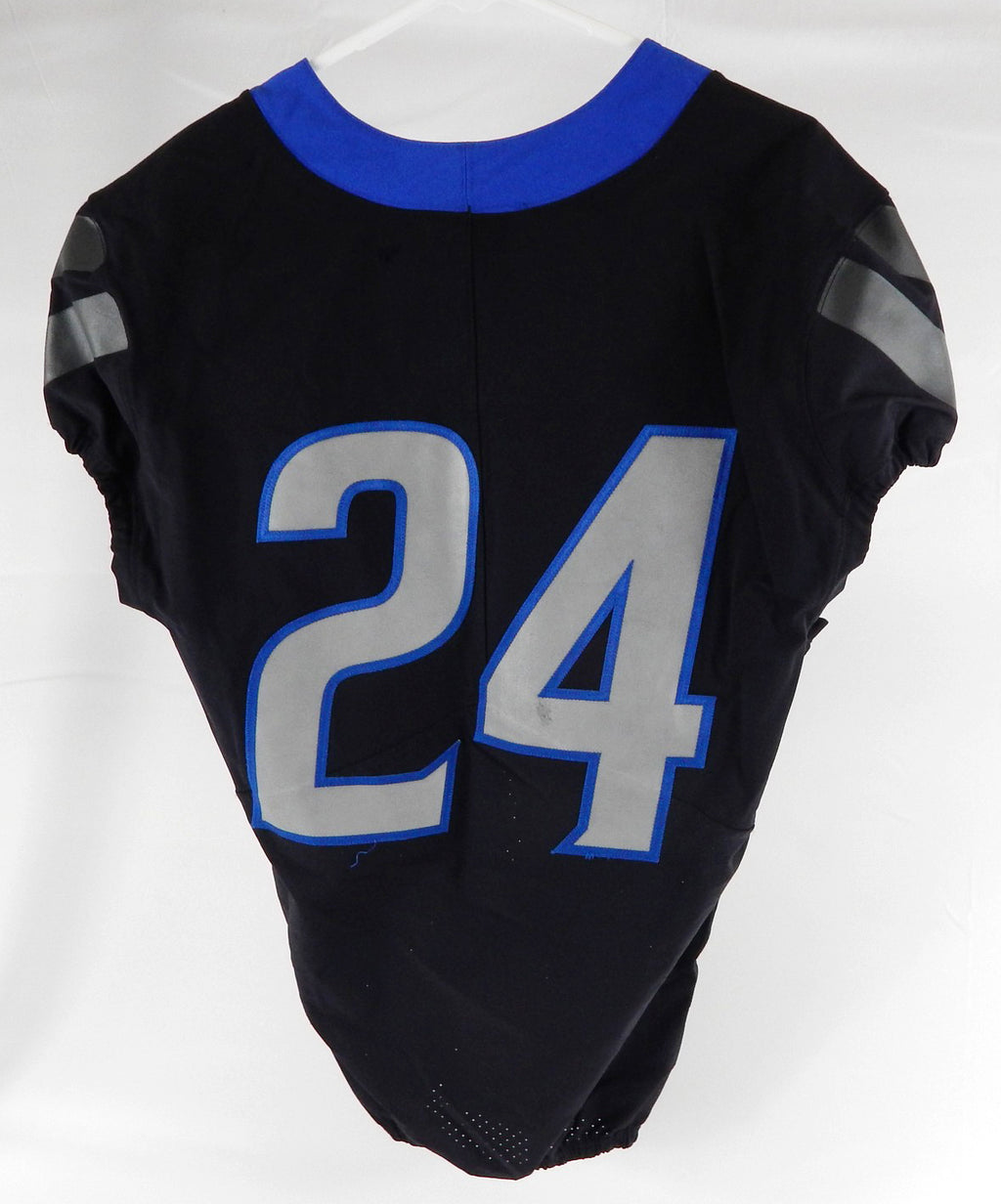 Boise State Broncos #24 Game Used Black Jersey Football NP Rem 38 967 Pic2