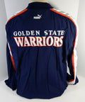 1999-00 Golden State Warriors Sam Mack #7 Game Used Navy Warm Up Jacket 46 201