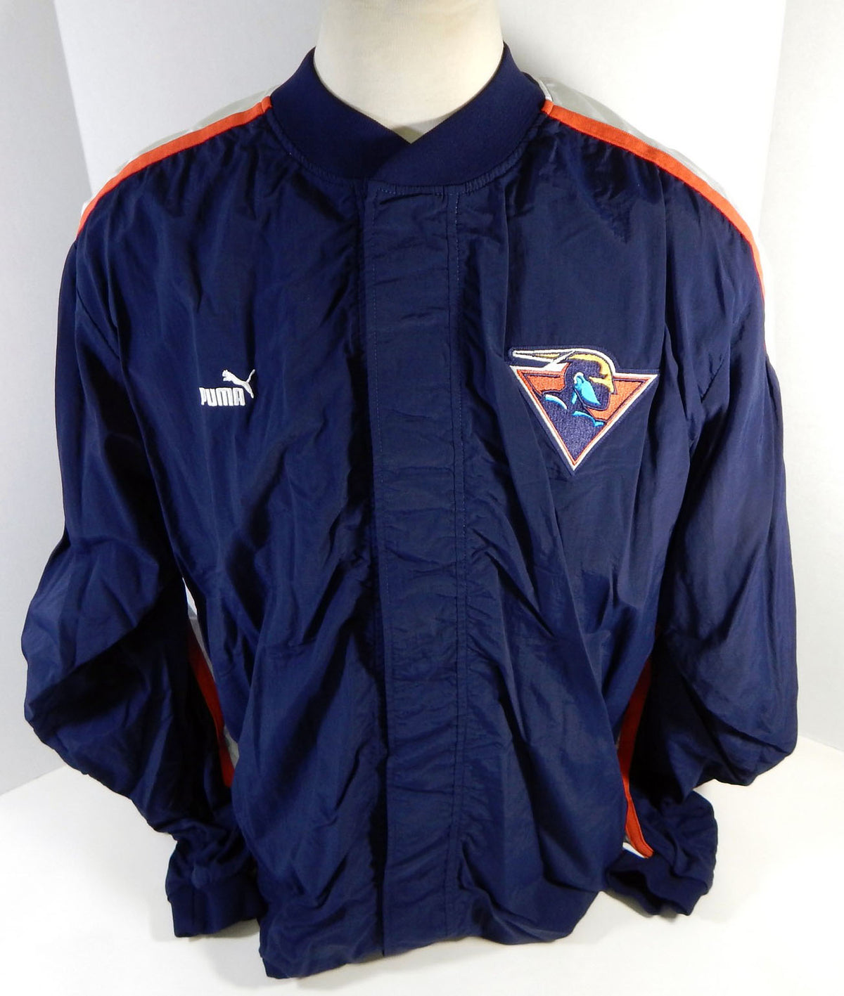 1999-00 Golden State Warriors Sam Mack #7 Game Used Navy Warm Up Jacket 46 201 Pic2