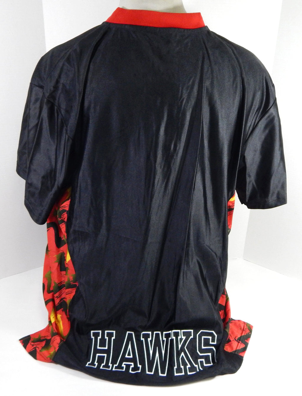 1990s Atlanta Hawks #1 Game Used Black Shooting Shirt XXL DP62394 Pic2