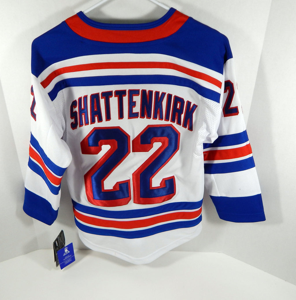 Youth New York Rangers Kevin Shattenkirk #22 Outerstuff Prem White Jersey L/XL Pic2