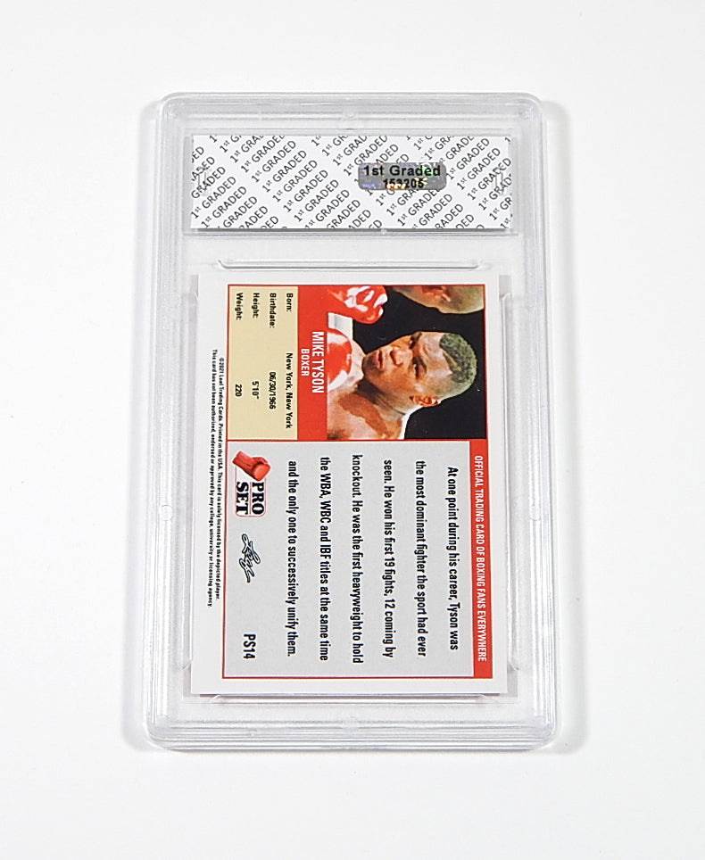 2021 Pro Set Champion Mike Tyson #PS14 1st Graded 10 Pic2