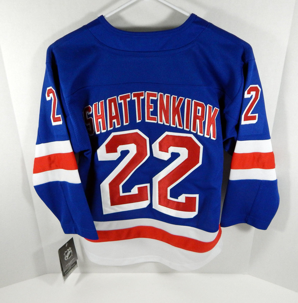 Youth New York Rangers Kevin Shattenkirk #22 Outerstuff Premier Blue Jersey S/M Pic2