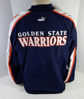 1999-00 Golden State Warriors Game Issued Navy Warm Up Jacket 46 204