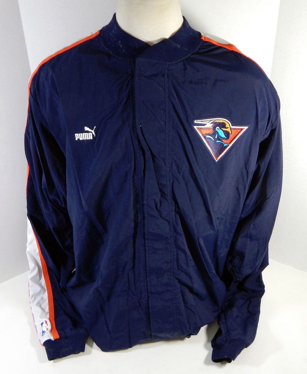 1999-00 Golden State Warriors Game Issued Navy Warm Up Jacket 46 204 Pic2