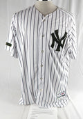 2017 New York Yankees Blank Game Issued White Jersey Memorial Day 46 DP98675