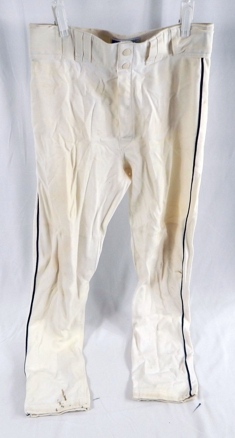 1990s Florida Marlins #8 Game Used White Baseball Pants Size 34 731
