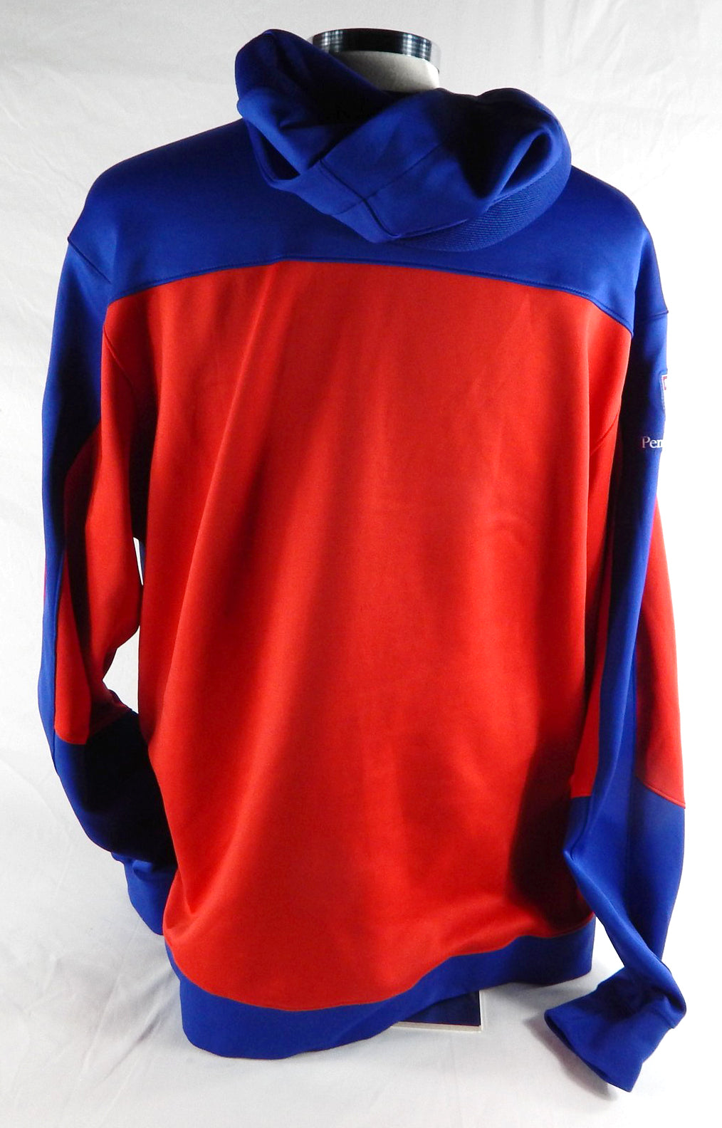 2024-25 Philadelphia 76ers Tyrese Maxey #0 Game Issued Blue Warm Up Sweatshirt 4 Pic2