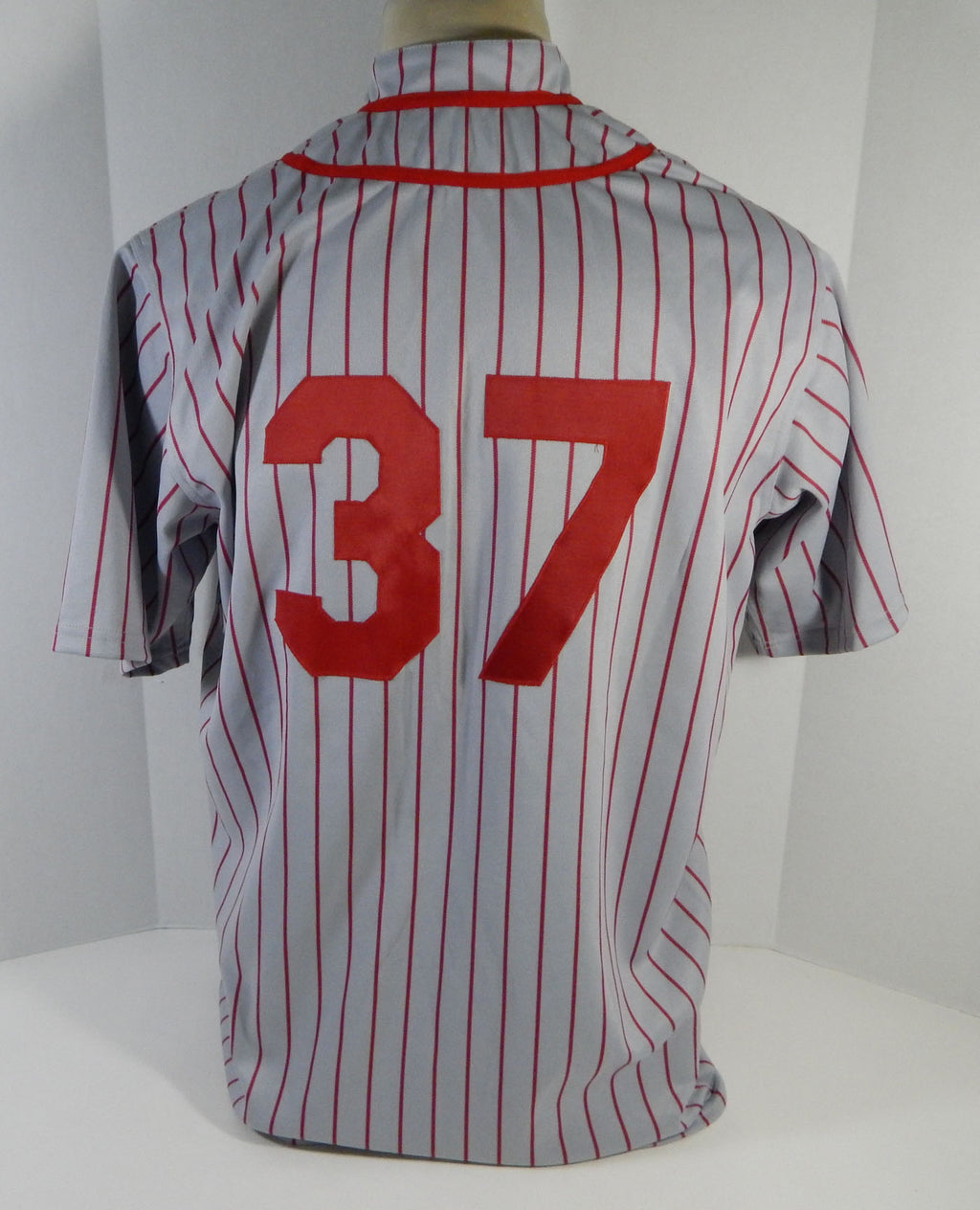 2002 Pittsburgh Pirates Crawfords Tommy Sandt #37 Game Used Grey Jersey TBTC 4