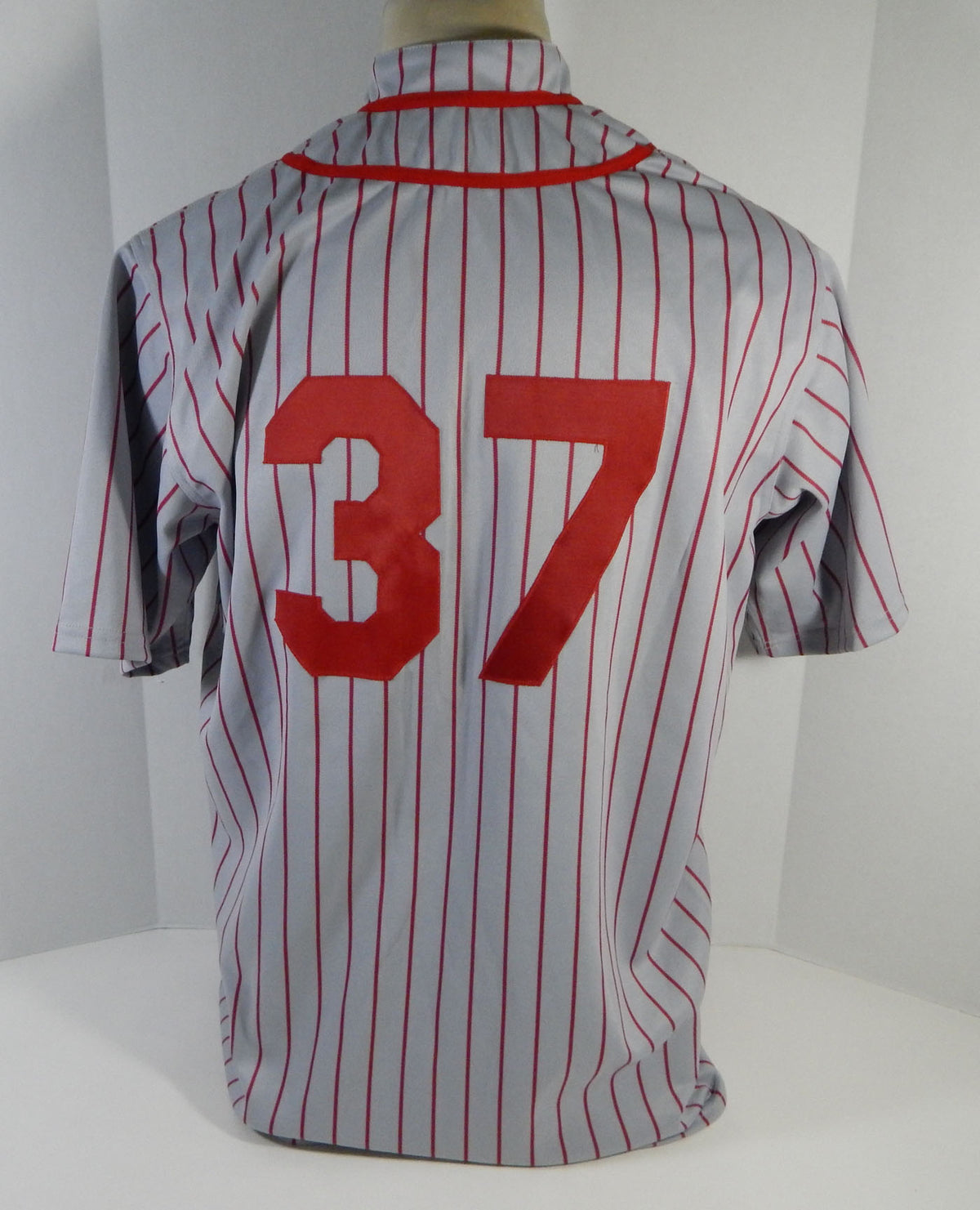 2002 Pittsburgh Pirates Crawfords Tommy Sandt #37 Game Used Grey Jersey TBTC 4