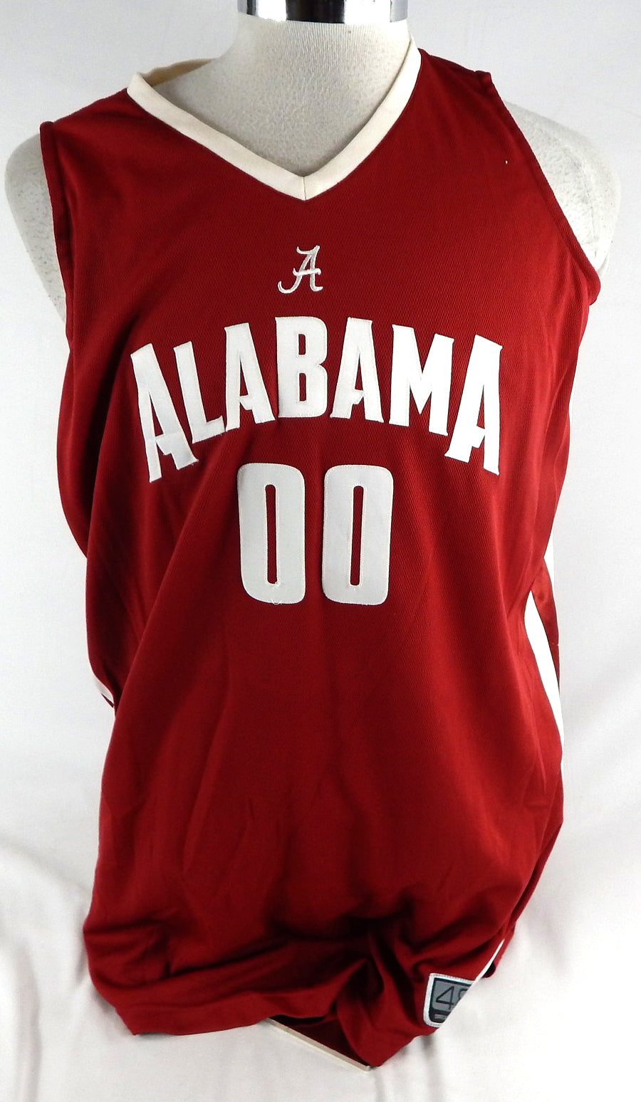 2000s Alabama Crimson Tide C.Johnson #0 Game Used Maroon Jersey Basketball 48 02