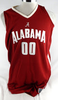 2000s Alabama Crimson Tide C.Johnson #0 Game Used Maroon Jersey Basketball 48 02