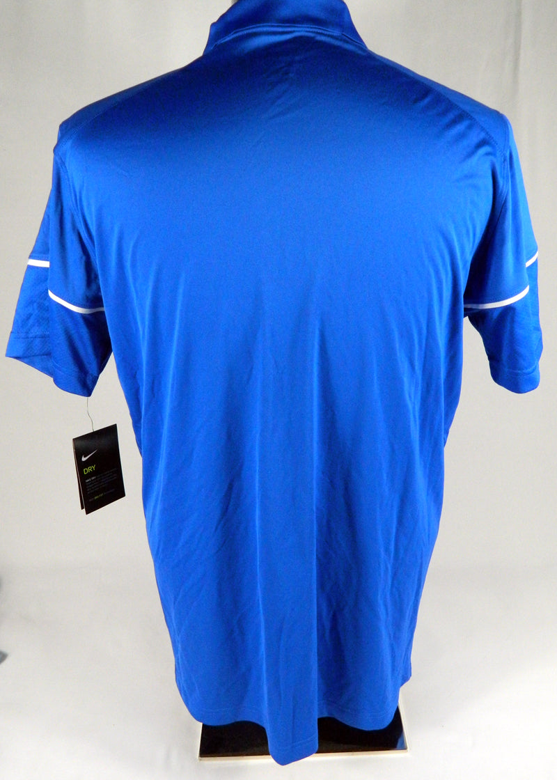 New Boise State Broncos Team Issued Nike Blue Track & Field Polo Shirt Size XXL Pic2
