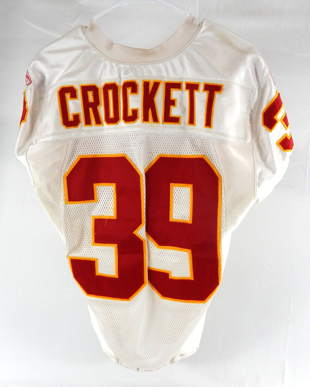 2002 Kansas City Chiefs Ray Crockett #39 Game Issued White Jersey 44 325 Pic2