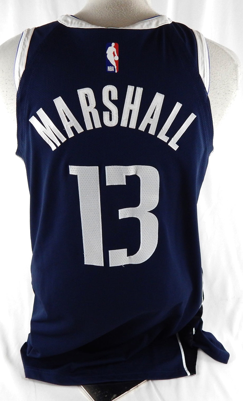 2025-26 Dallas Mavericks Naji Marshall #13 Game Used Navy Jersey Statement  9 Pt Pic2