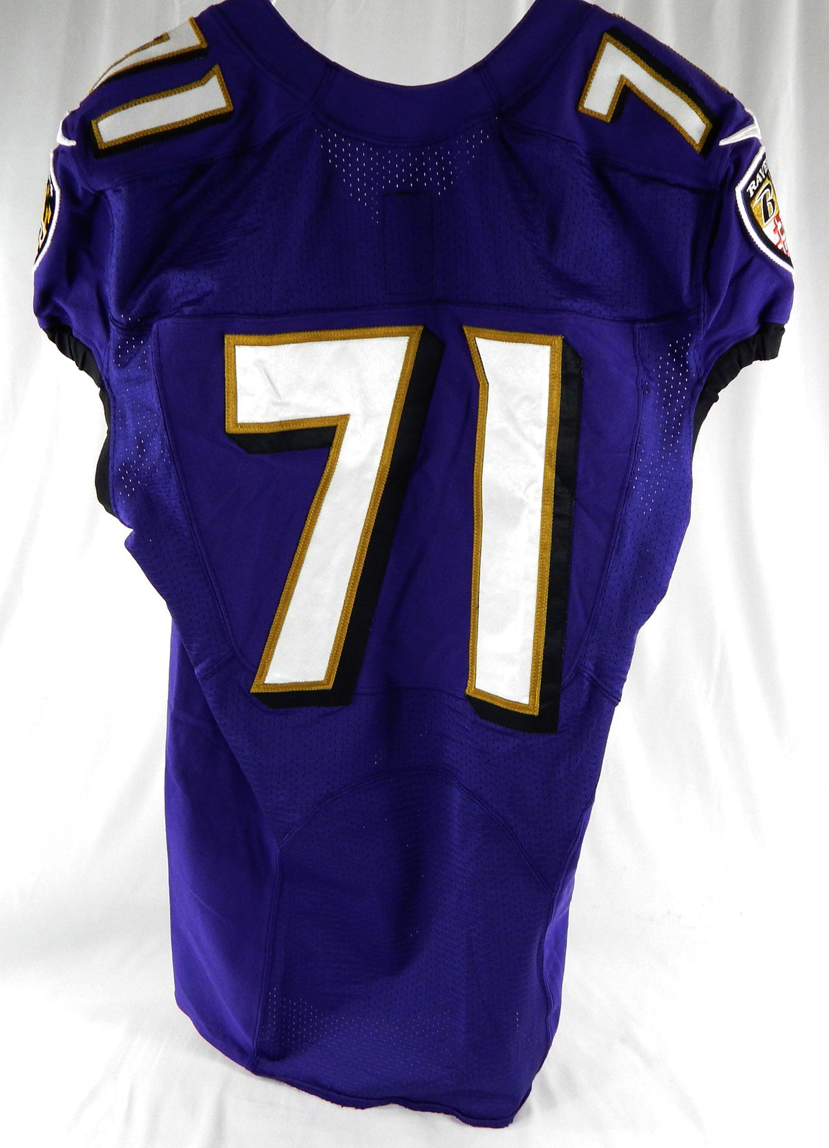 2020 Baltimore Ravens #71 Game Issued Purple Jersey NP Rem 44 891 Pic2