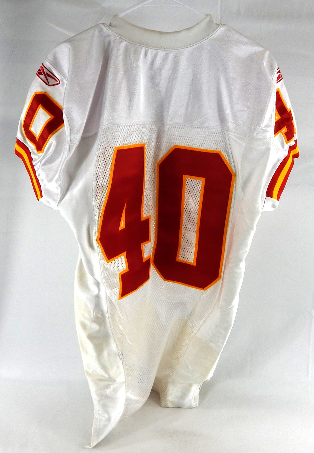 2003 Kansas City Chiefs #40 Game Issued White Jersey 42 327 Pic2