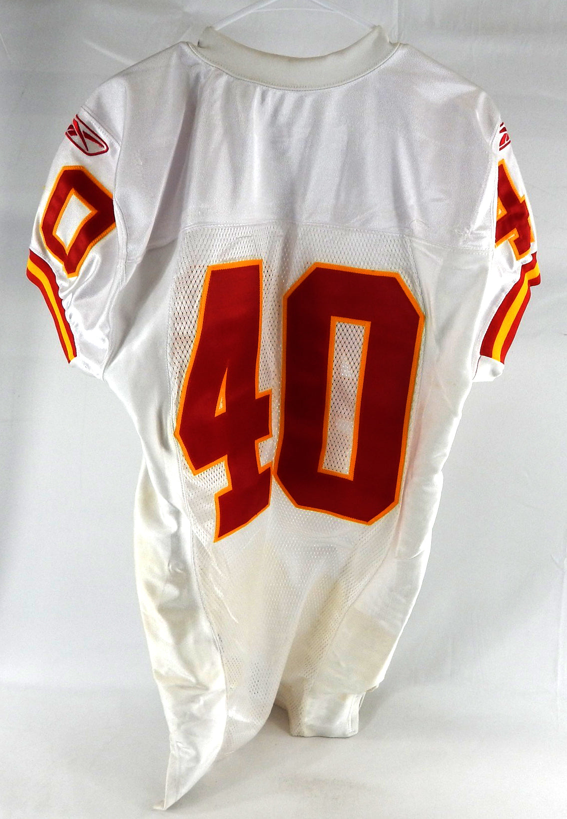 2003 Kansas City Chiefs #40 Game Issued White Jersey 42 327 Pic2