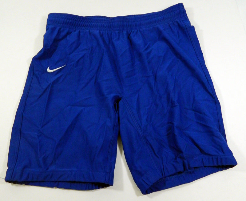 Boise State Broncos Team Used Blue Compression Shorts Size XL