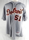 2007 Detroit Tigers Jacque Jones #51 Game Used Grey Jersey 50 613