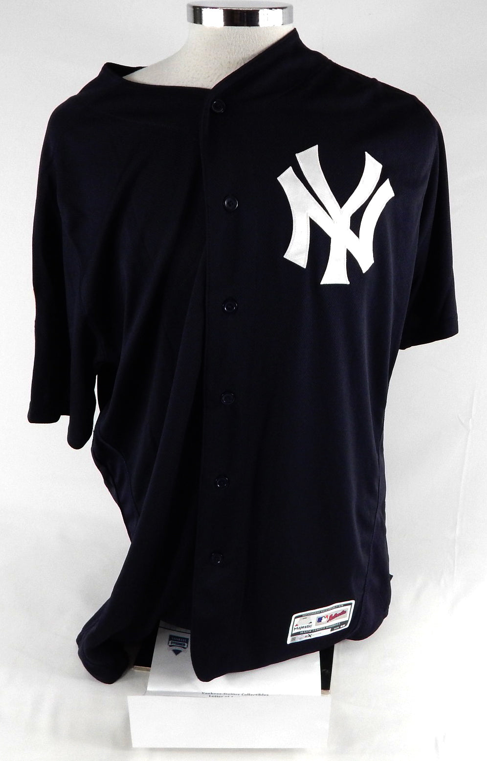 2017 New York Yankees #56 Game Used Navy Jersey Spring Training Patch 48 677