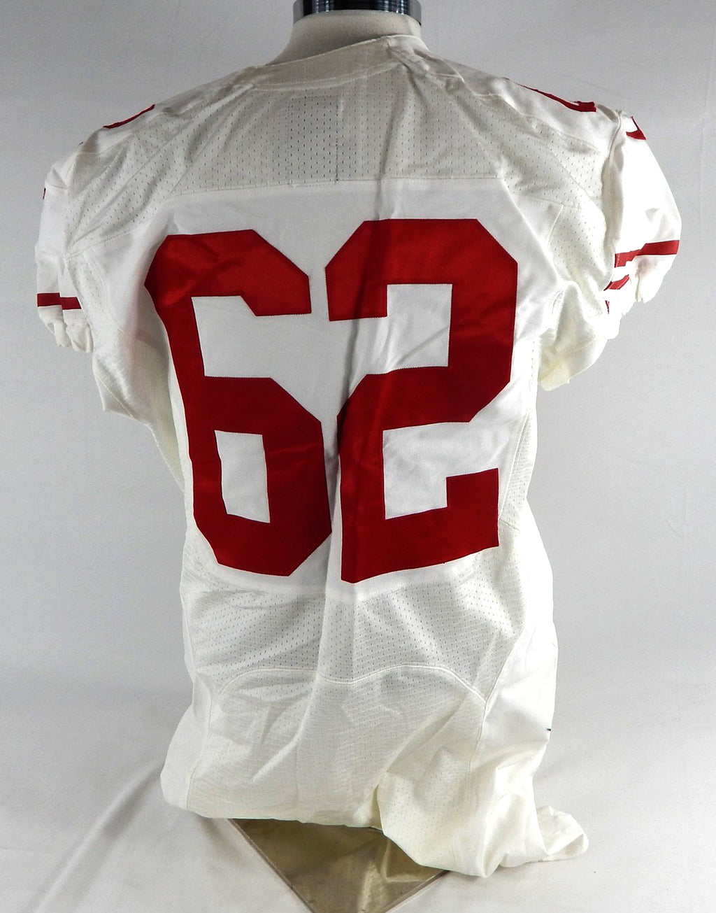 2014 San Francisco 49ers #62 Game Issued White Jersey 48 046 Pic2