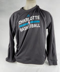 2013-14 Charlotte Hornets Team Issued Grey Crewneck Sweatshirt XL+2 DP68611