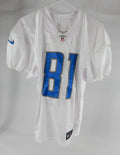 2017 Detroit Lions #81 Game Issued White Practice Jersey 46 239