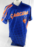 2024 Syracuse Mets Greyson Crawford #39 Game Used Blue Jersey Defenders Diamond