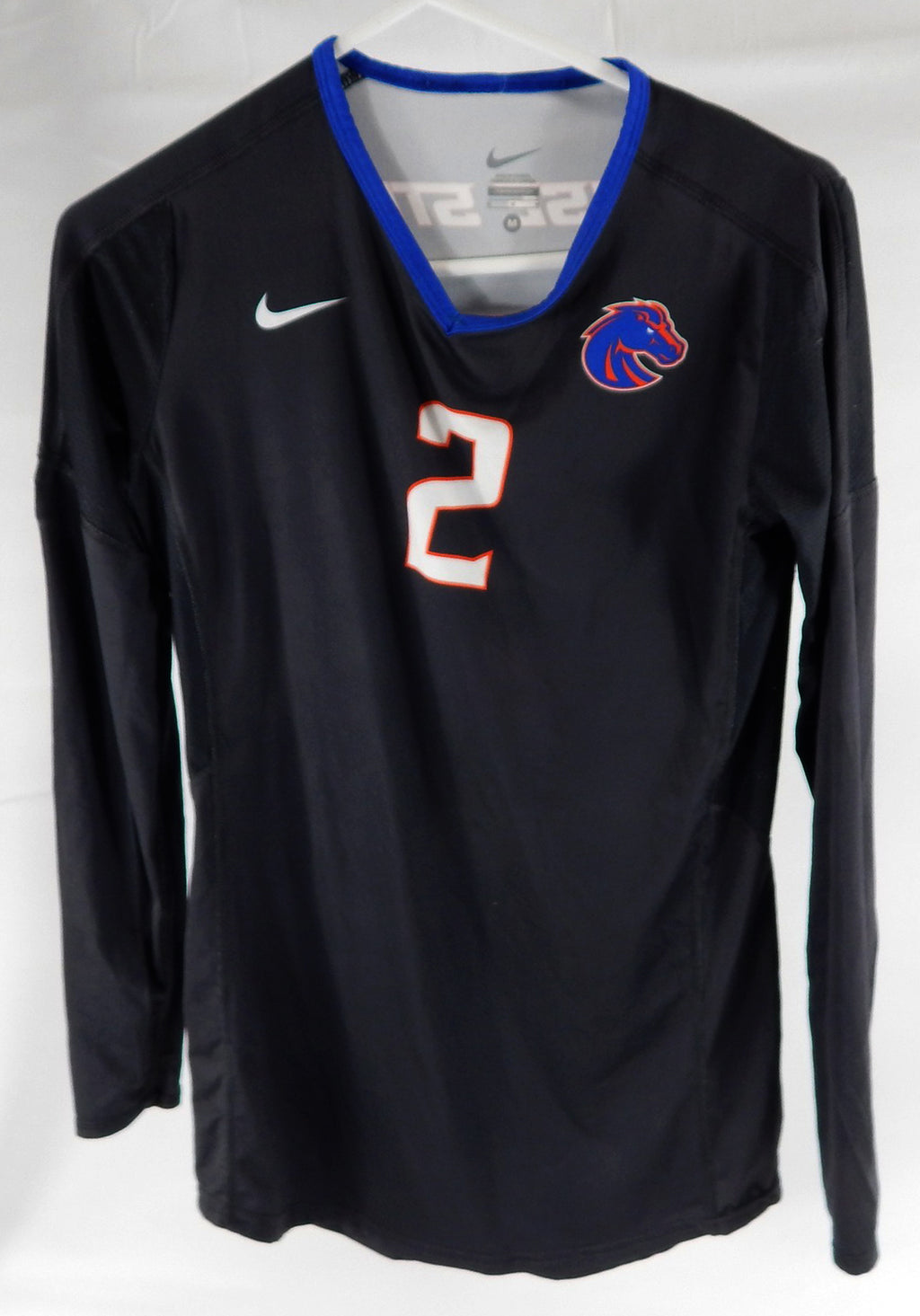 Boise State Broncos #2 Game Used Black Jersey Volleyball M 981