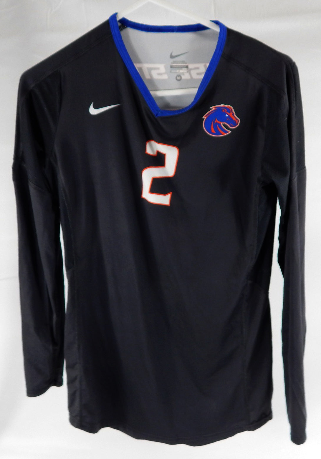 Boise State Broncos #2 Game Used Black Jersey Volleyball M 981