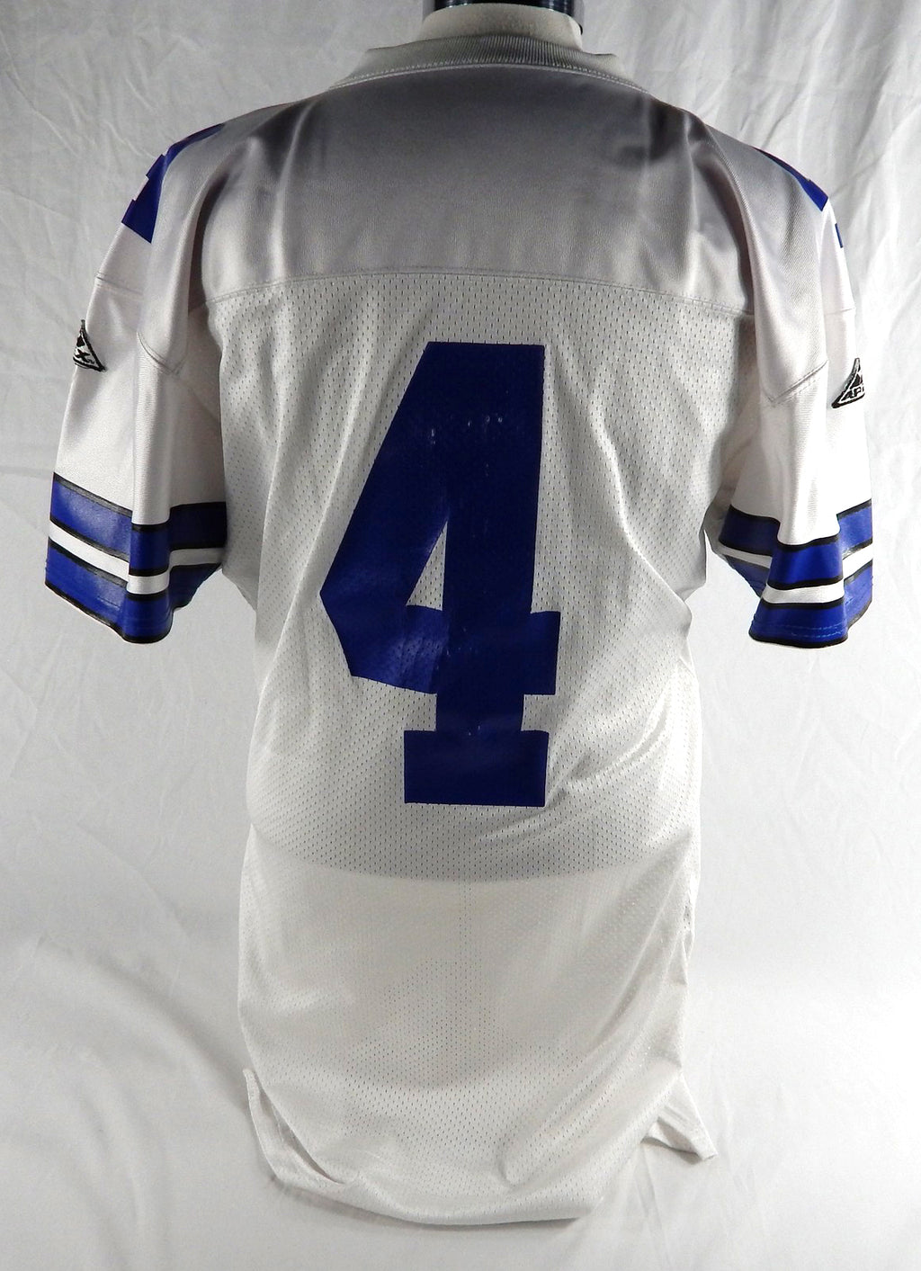 1994 Dallas Cowboys #4 Game Used White Jersey 75th Patch 46 029 Pic2