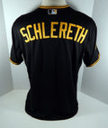 2014 Pittsburgh Pirates Daniel Schlereth # Game Issued Black Jersey Ralph Kiner