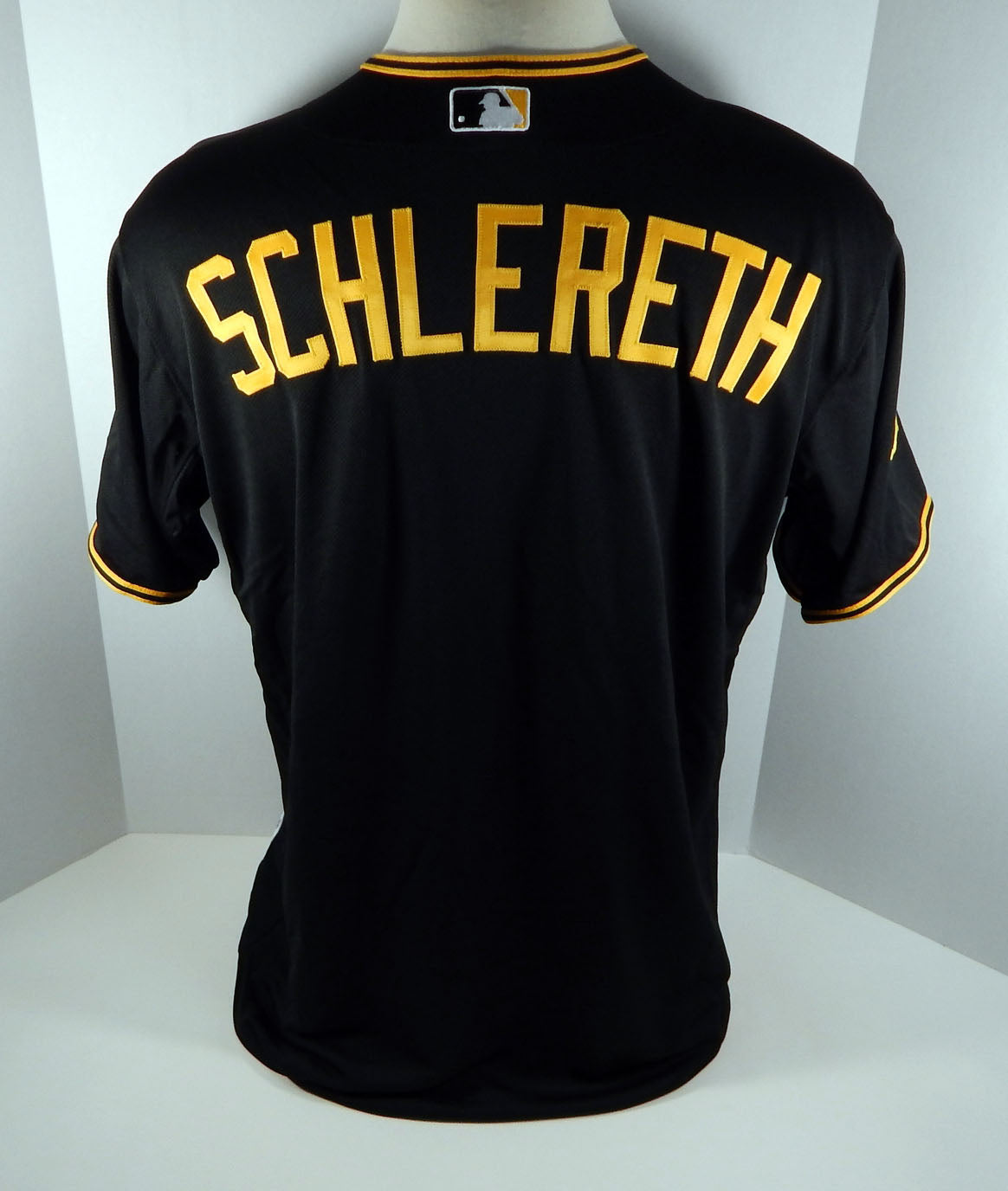 2014 Pittsburgh Pirates Daniel Schlereth # Game Issued Black Jersey Ralph Kiner