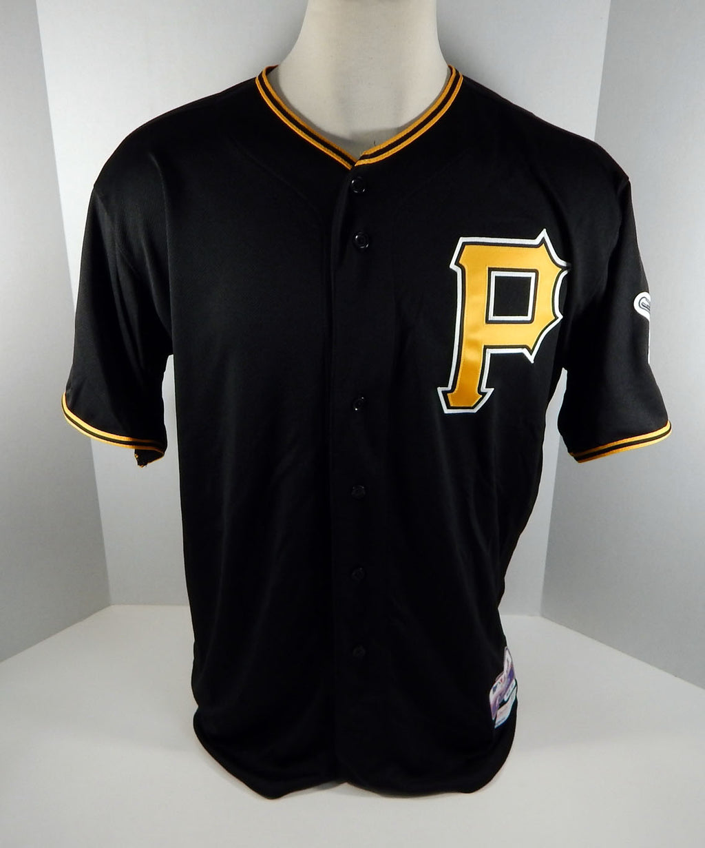 2014 Pittsburgh Pirates Daniel Schlereth # Game Issued Black Jersey Ralph Kiner Pic2