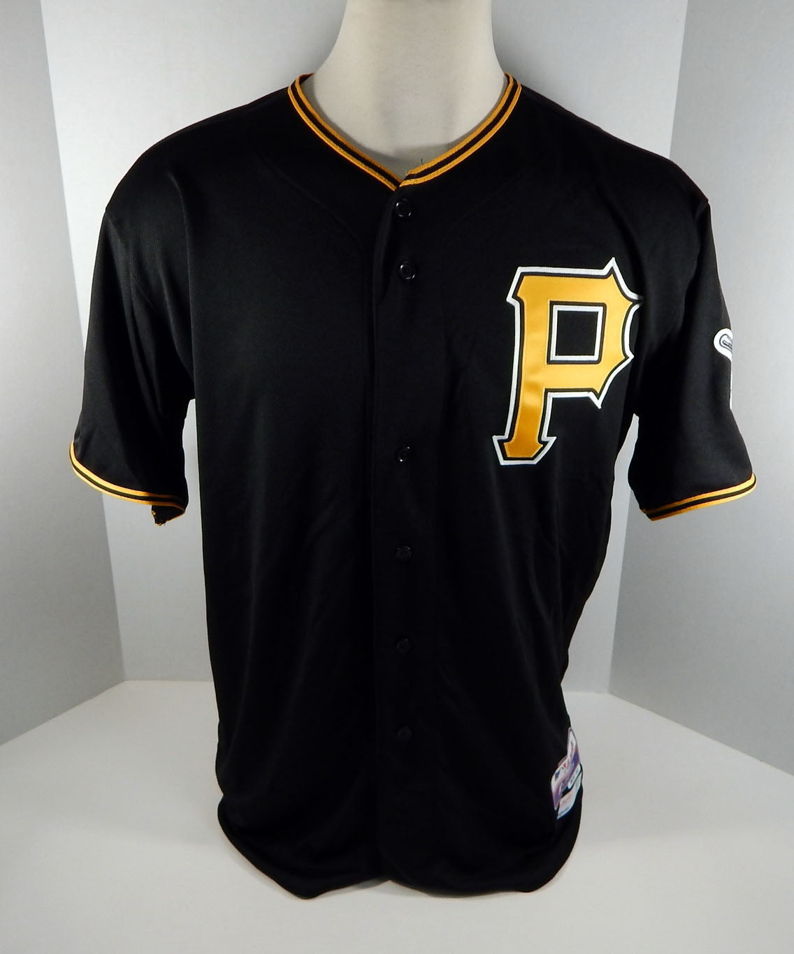 2014 Pittsburgh Pirates Daniel Schlereth # Game Issued Black Jersey Ralph Kiner Pic2