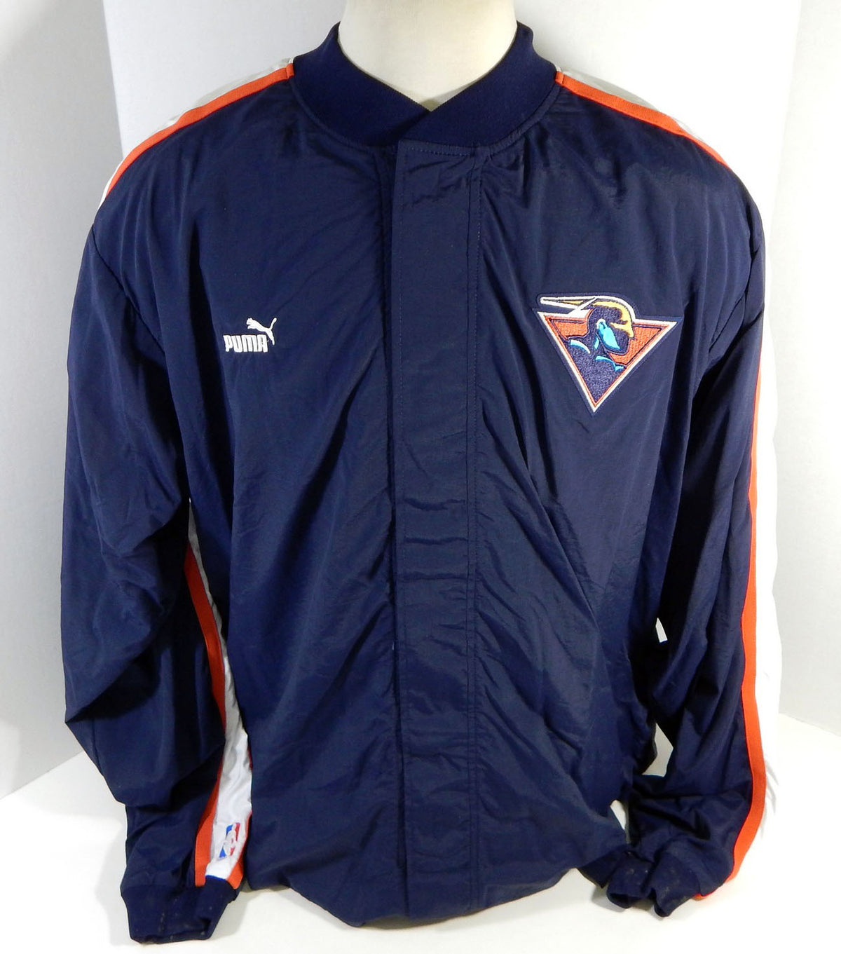Golden State Warriors Game Issued Navy Warm Up Jacket 46 214 Pic2