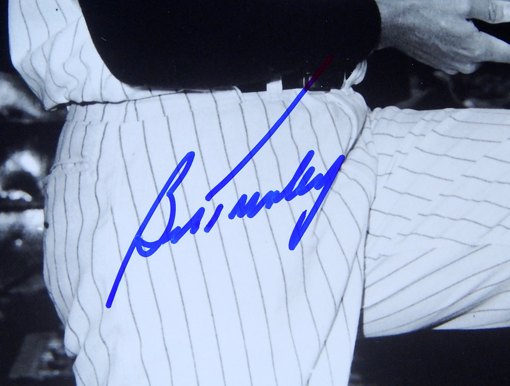 Bob Turley Signed B&W Photo 8x10 New York Yankees Auto Autograph Pic2