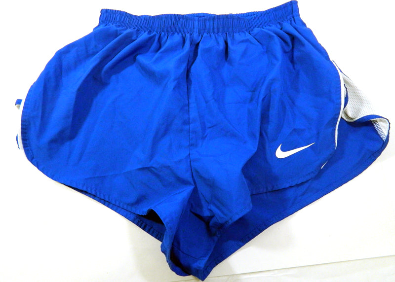 Boise State Broncos Team Used Blue & White Nike Running Shorts Size S