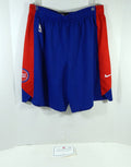 2019-20 Detroit Pistons Game Issued Blue Practice Shorts XL 952