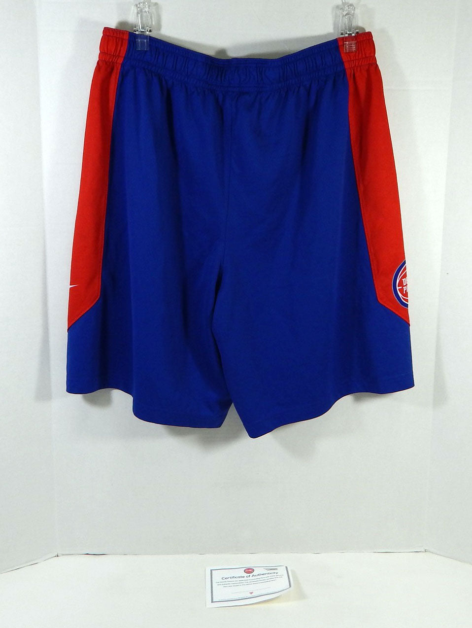 2019-20 Detroit Pistons Game Issued Blue Practice Shorts XL 952 Pic2